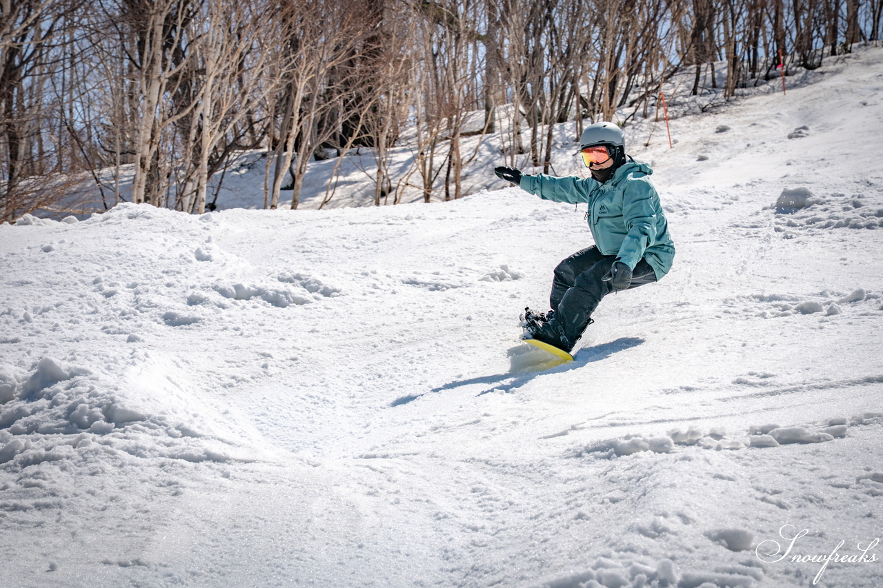 キロロリゾート｜ポカポカ陽気で絶好の春スキー日和♪こんな日は、みんなで思いっきり春雪を満喫しましょう！